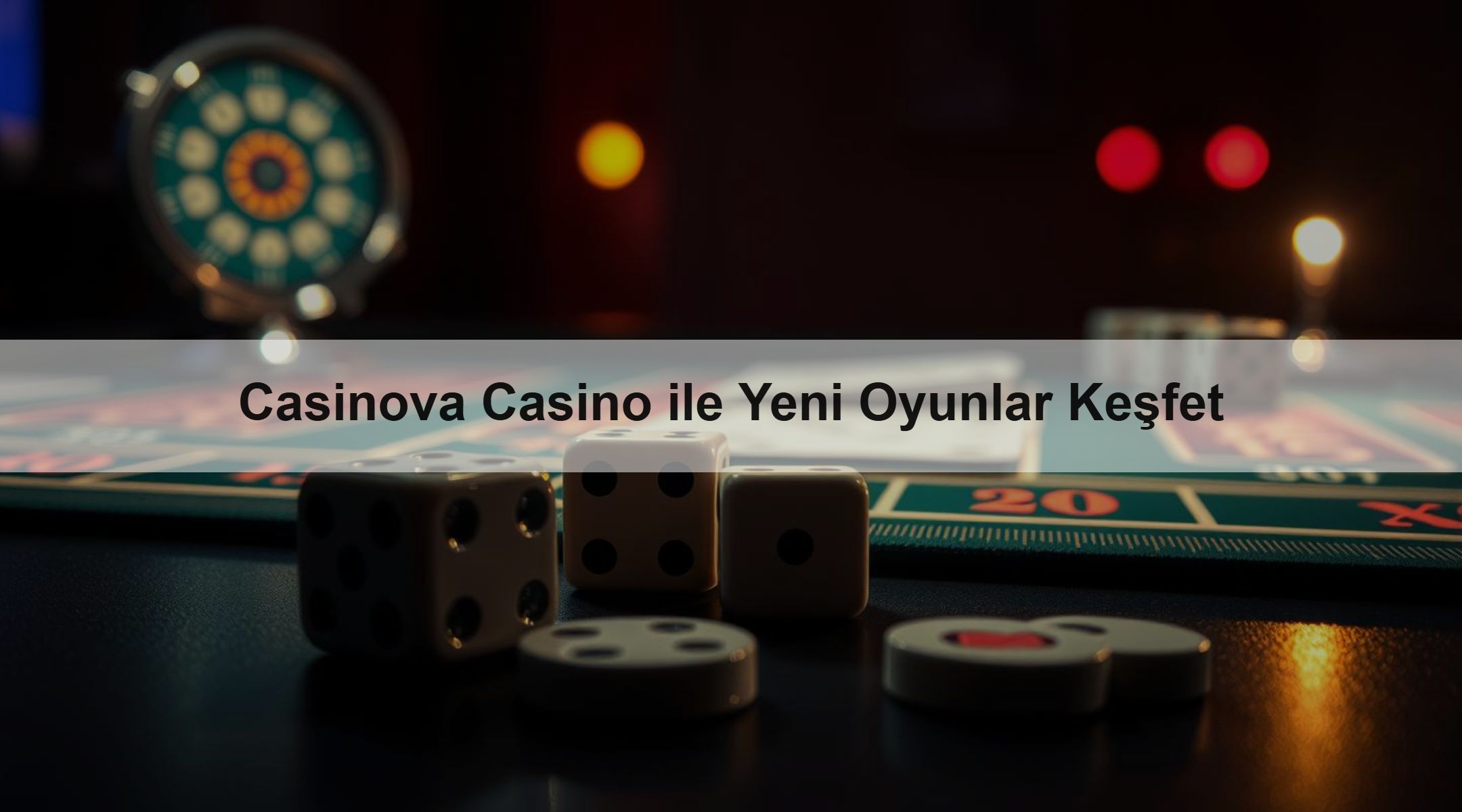 Casinova Casino ile Yeni Oyunlar Keşfet